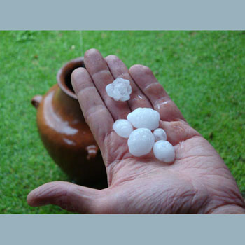  Wow! hailstones!