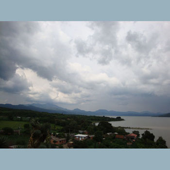  Patzcuaro 7: view of the lake.